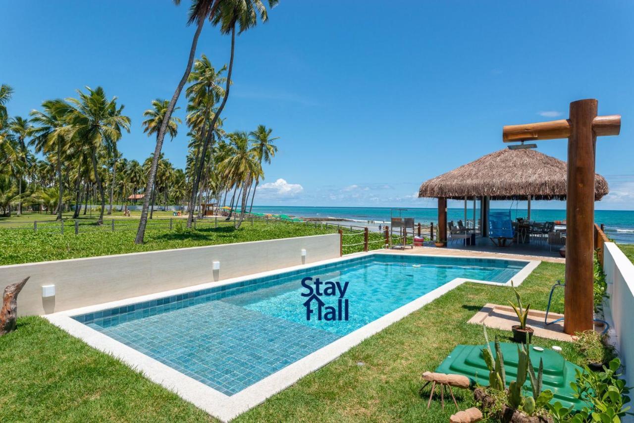 Casa-4Qts-Beira Mar-Piscina E Cozinheira-Sh038 Villa Praia dos Carneiros Ngoại thất bức ảnh