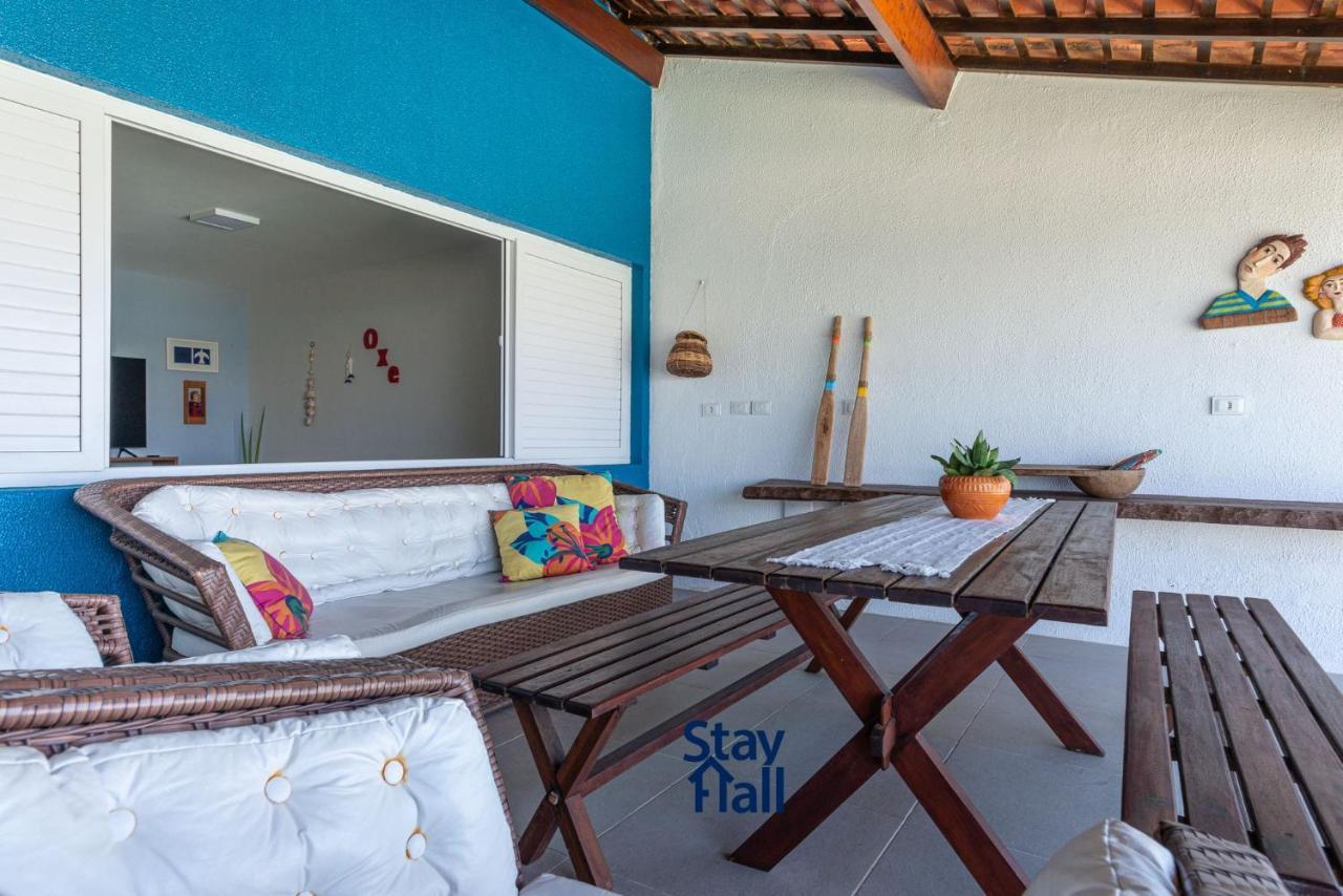Casa-4Qts-Beira Mar-Piscina E Cozinheira-Sh038 Villa Praia dos Carneiros Ngoại thất bức ảnh