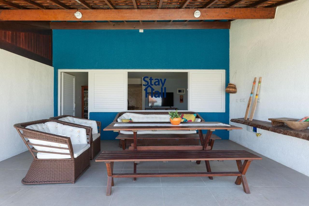Casa-4Qts-Beira Mar-Piscina E Cozinheira-Sh038 Villa Praia dos Carneiros Ngoại thất bức ảnh