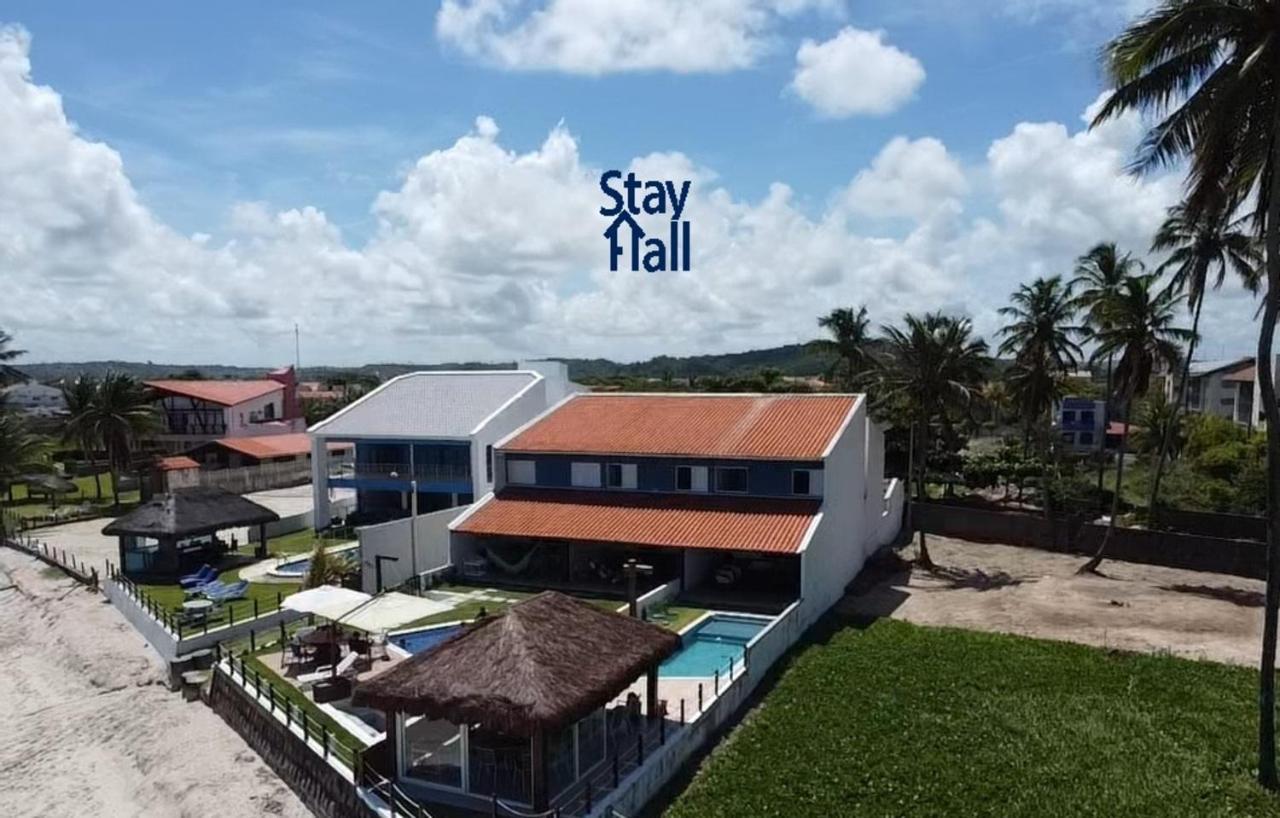 Casa-4Qts-Beira Mar-Piscina E Cozinheira-Sh038 Villa Praia dos Carneiros Ngoại thất bức ảnh