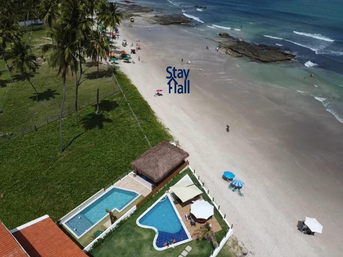 Casa-4Qts-Beira Mar-Piscina E Cozinheira-Sh038 Villa Praia dos Carneiros Ngoại thất bức ảnh