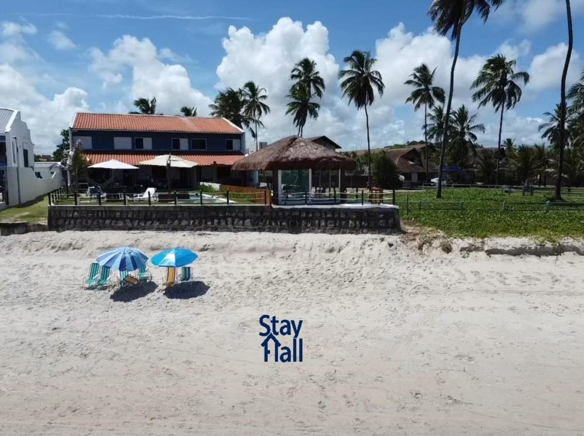 Casa-4Qts-Beira Mar-Piscina E Cozinheira-Sh038 Villa Praia dos Carneiros Ngoại thất bức ảnh